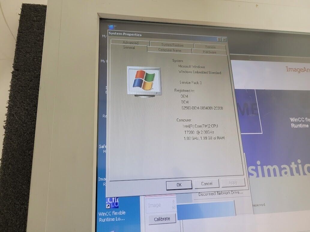 Advantech PPC-177T-BARE-TE Color TFT LCD Operator Touch Panel HMI 17" Screen D