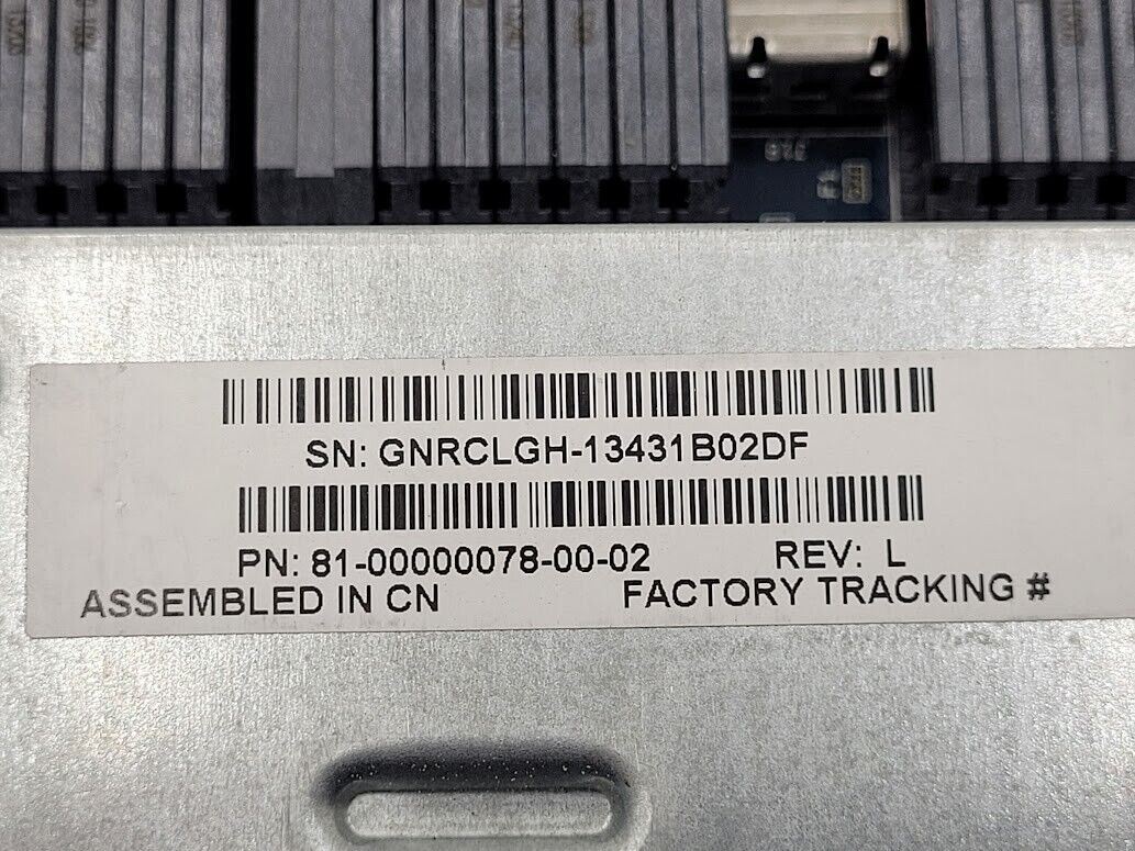 HP HPE C8R09A MSA 2040 FC SAS Drive Array Control 81-00000078-00-02 Open Seals