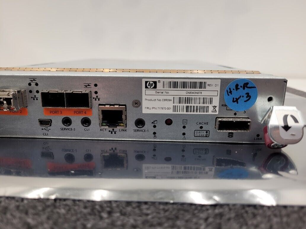 HP HPE C8R09A MSA 2040 FC SAS Drive Array Control 81-00000078-00-02 Open Seals