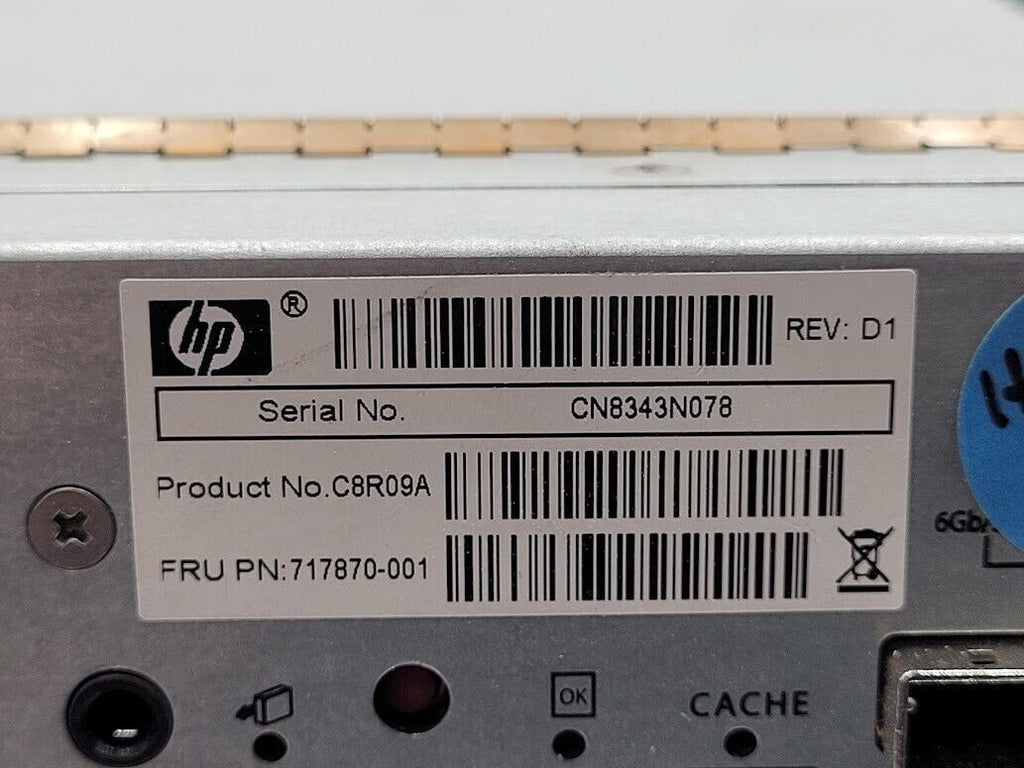 HP HPE C8R09A MSA 2040 FC SAS Drive Array Control 81-00000078-00-02 Open Seals