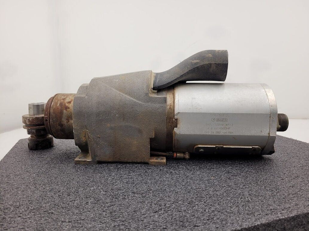 SCM Tech 80 6.6kW 380V 500Hz 4P-3 24K RPM Quick Tool Change Spindle Parts/Repair