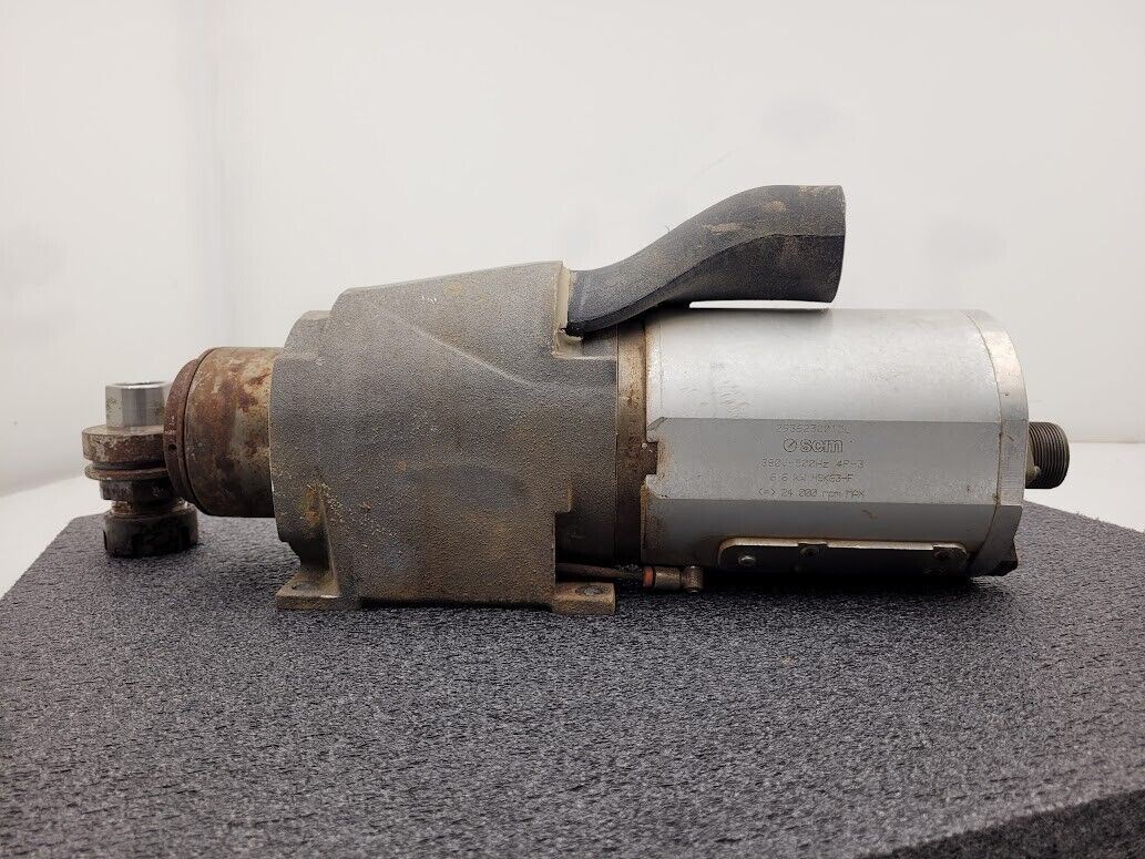 SCM Tech 80 6.6kW 380V 500Hz 4P-3 24K RPM Quick Tool Change Spindle Parts/Repair
