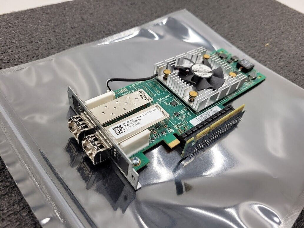 Dell Qlogic QTD2662L 2 Port  FC HBA HD8310405-71 2x SFPs Custom Bracket