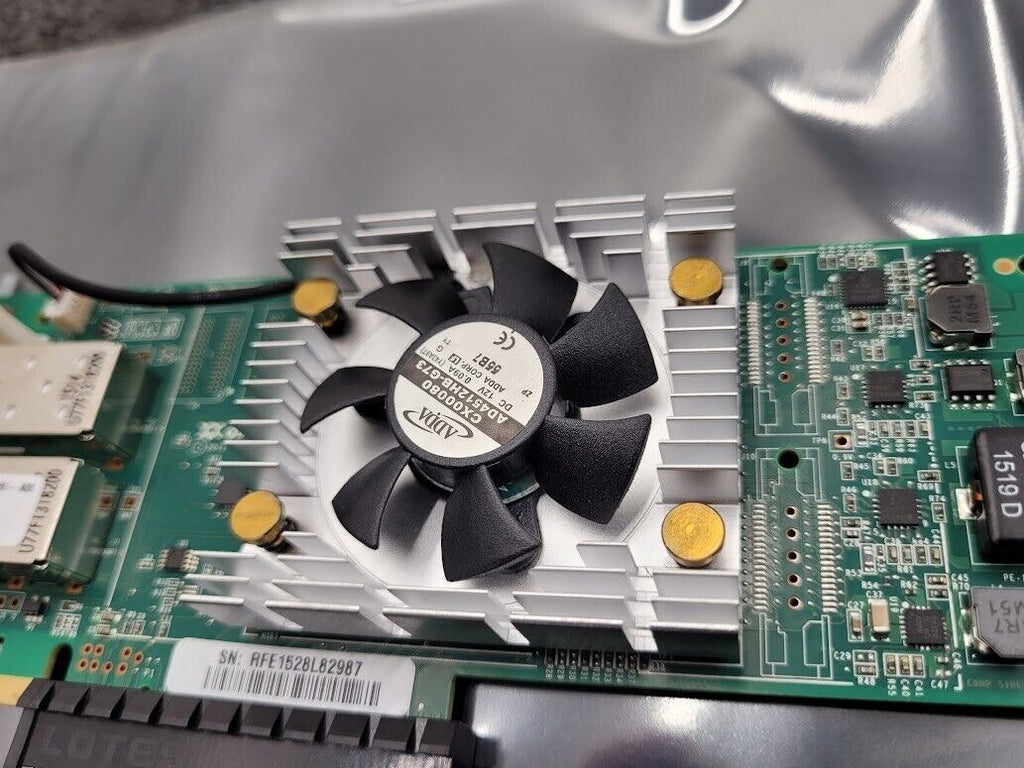 Dell Qlogic QTD2662L 2 Port  FC HBA HD8310405-71 2x SFPs Custom Bracket