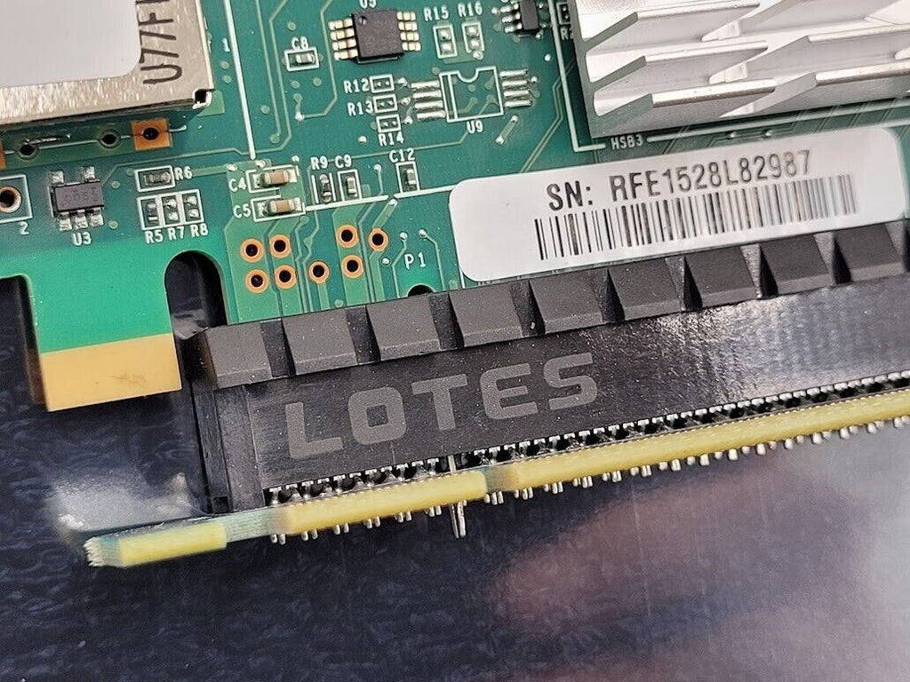 Dell Qlogic QTD2662L 2 Port  FC HBA HD8310405-71 2x SFPs Custom Bracket