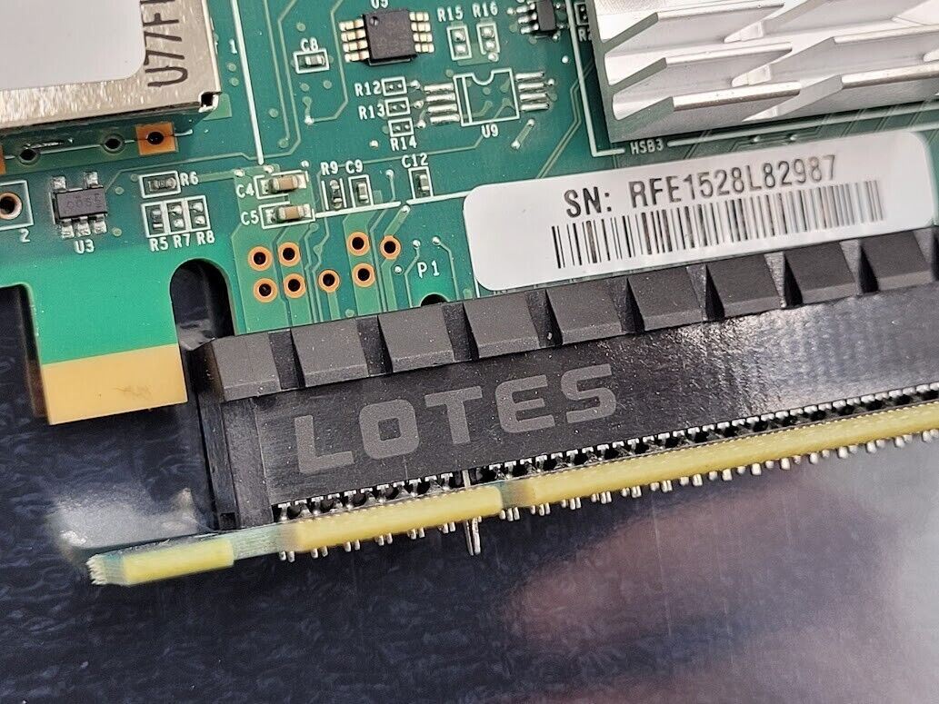 Dell Qlogic QTD2662L 2 Port  FC HBA HD8310405-71 2x SFPs Custom Bracket