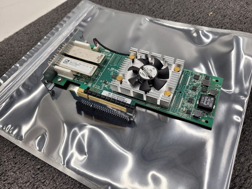 Dell Qlogic QTD2662L 2 Port  FC HBA HD8310405-71 2x SFPs Custom Bracket