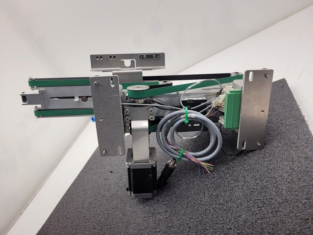 Beckhoff Stepper Motor Driven Extendable 2 Belt Conveyor 13" to 19" Extension A