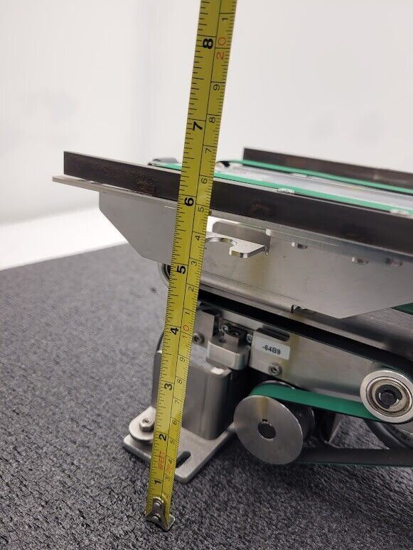 Beckhoff Stepper Motor Driven Extendable 2 Belt Conveyor 13" to 19" Extension A