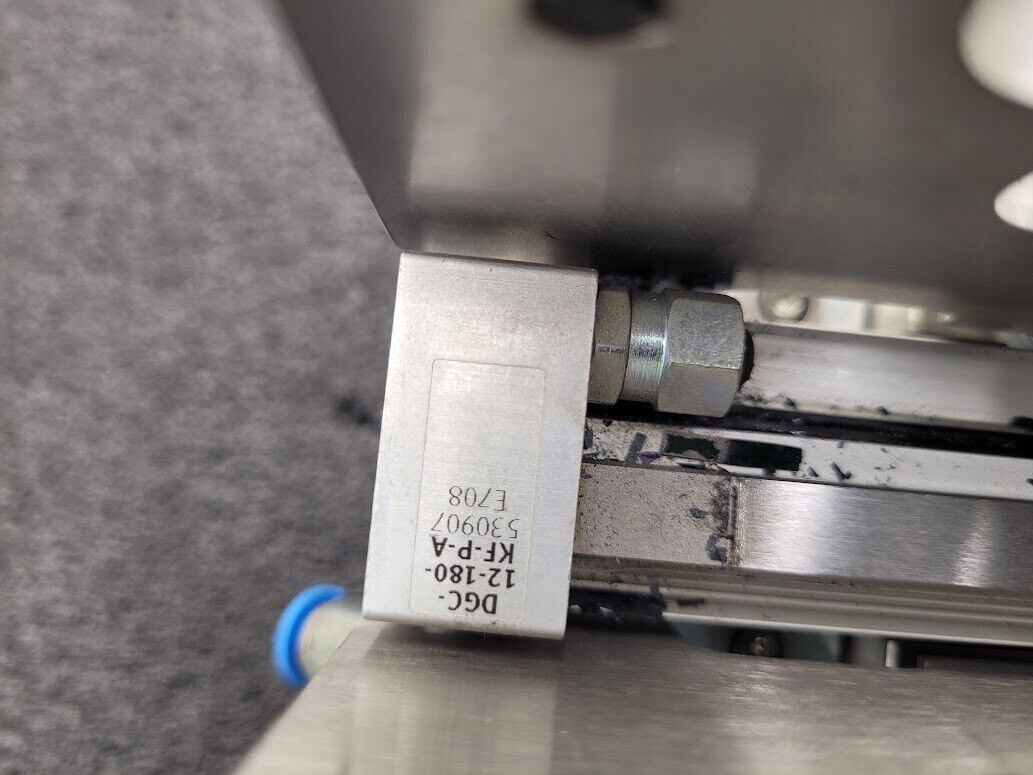 Beckhoff Stepper Motor Driven Extendable 2 Belt Conveyor 13" to 19" Extension A