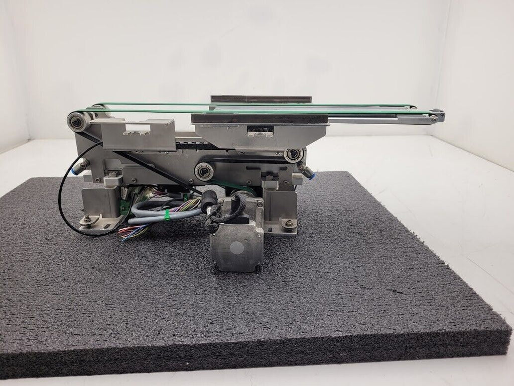 Beckhoff Stepper Motor Driven Extendable 2 Belt Conveyor 13" to 19" Extension A