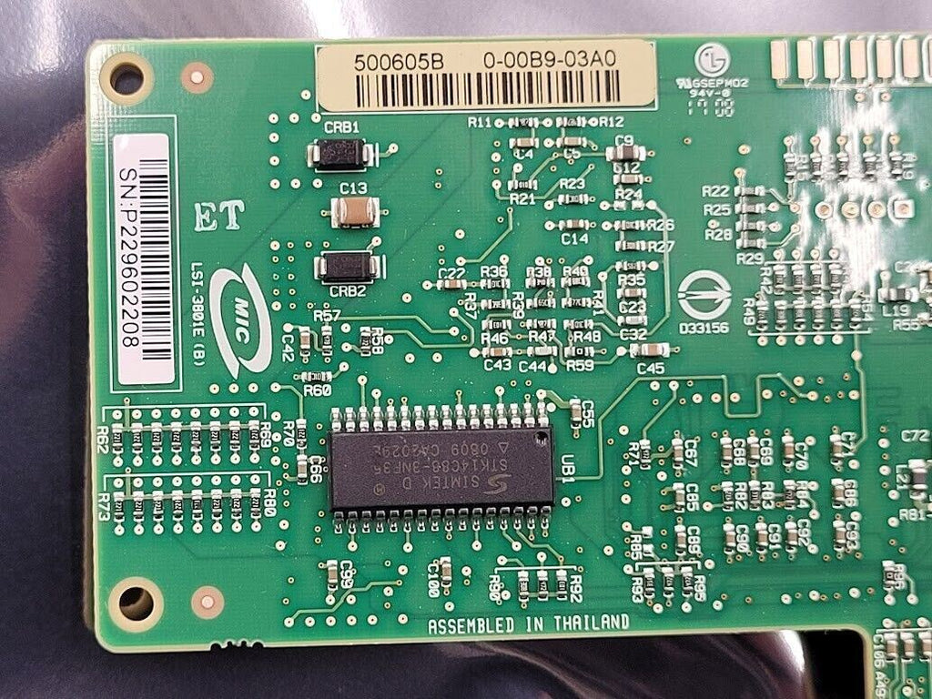 Lot of 2 LSI SAS3801E External SFF-8088 PCI SAS Dual Port HBA Tall Bracket
