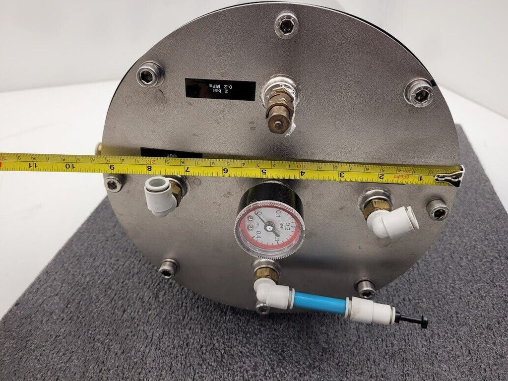 Custom Stainless Steel 8" Diameter 13" tall Low Pressure Aeration Aerator Tank