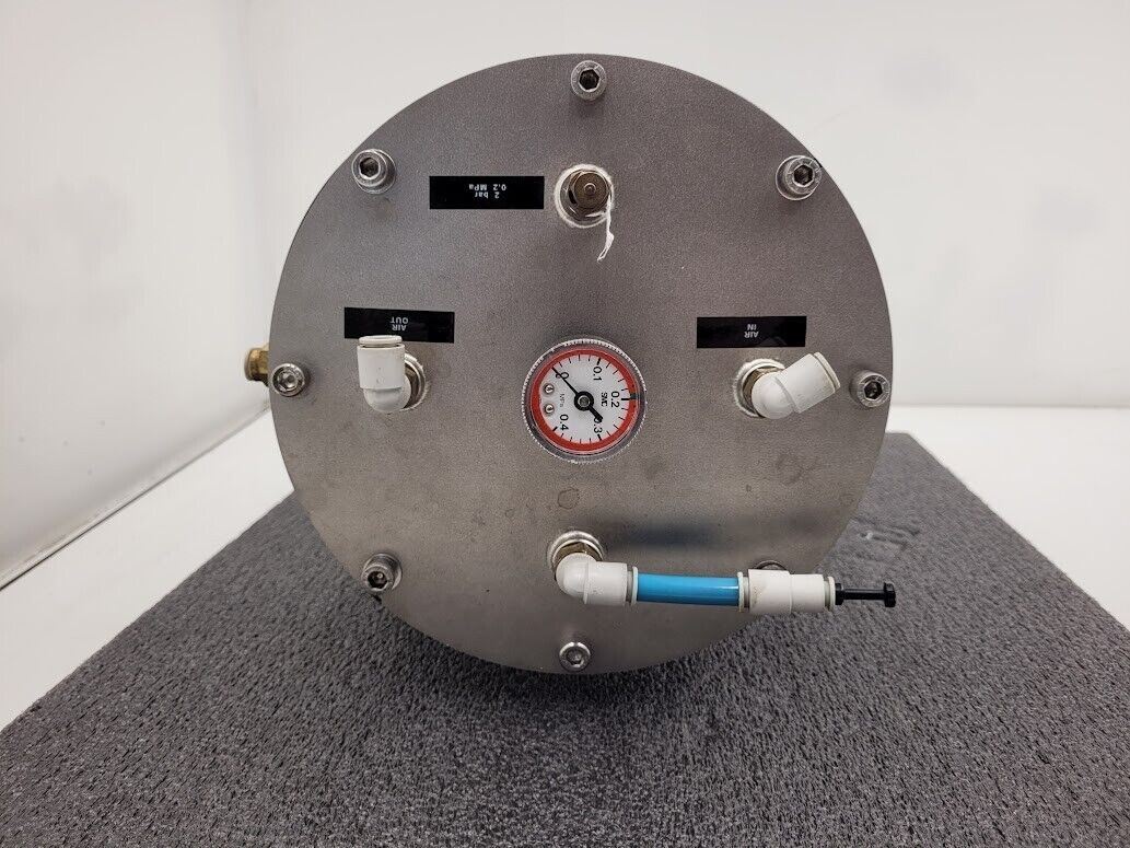 Custom Stainless Steel 8" Diameter 13" tall Low Pressure Aeration Aerator Tank