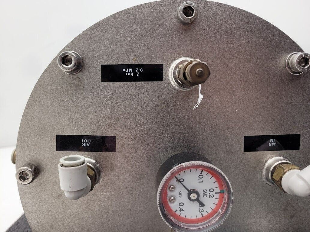 Custom Stainless Steel 8" Diameter 13" tall Low Pressure Aeration Aerator Tank