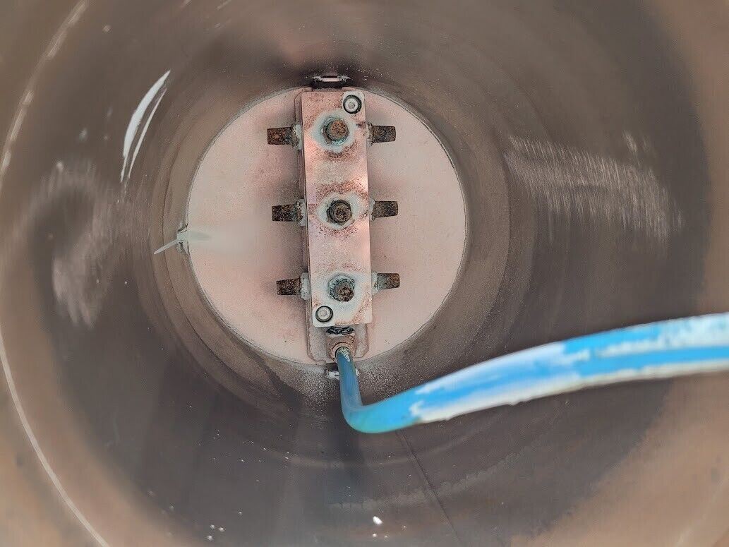 Custom Stainless Steel 8" Diameter 13" tall Low Pressure Aeration Aerator Tank