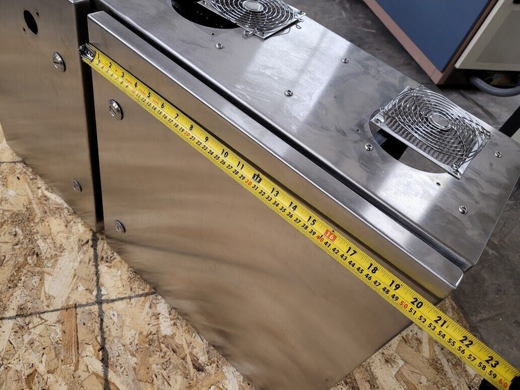 EuroBex 5412 ESSDD 4X-12 Electrical Control Cabinet Stainless Steel 36"x11"x21"