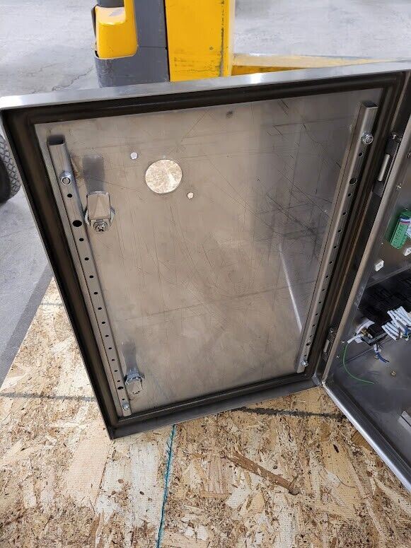 EuroBex 5412 ESSDD 4X-12 Electrical Control Cabinet Stainless Steel 36"x11"x21"