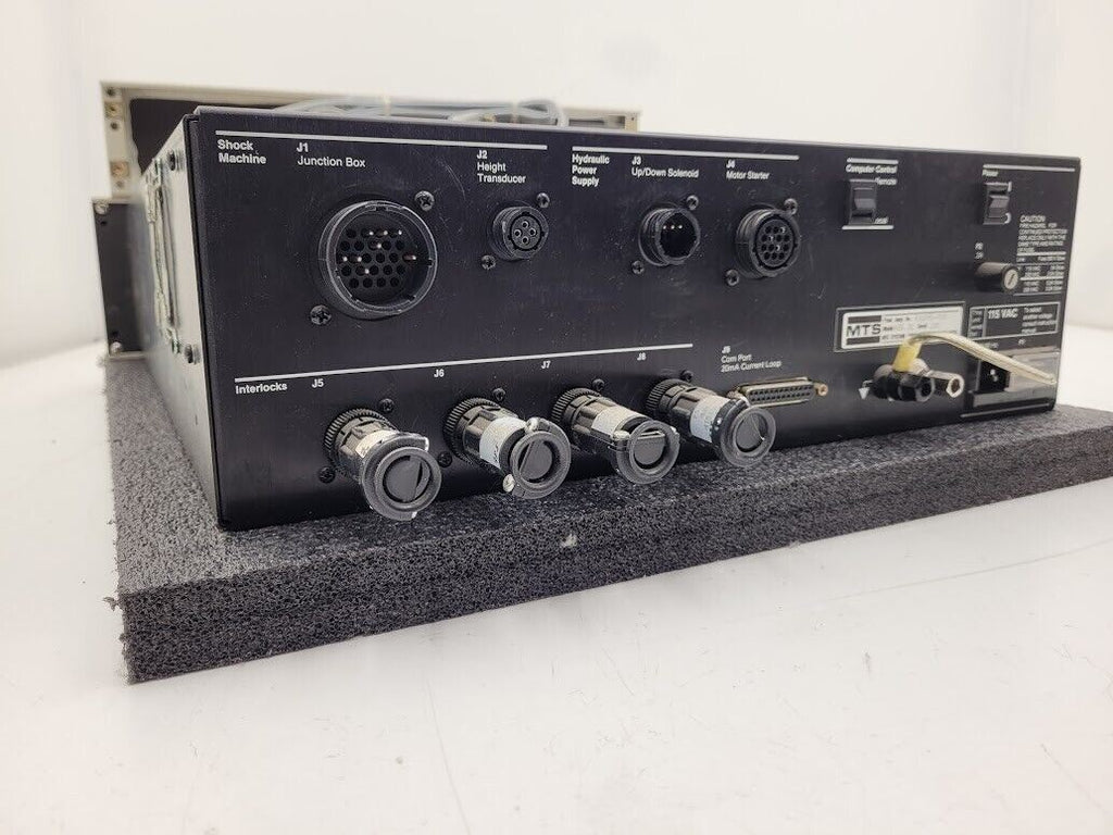 MTS 486.81 Shock System Controller + 488.80 Programmer Pressure Control Unit