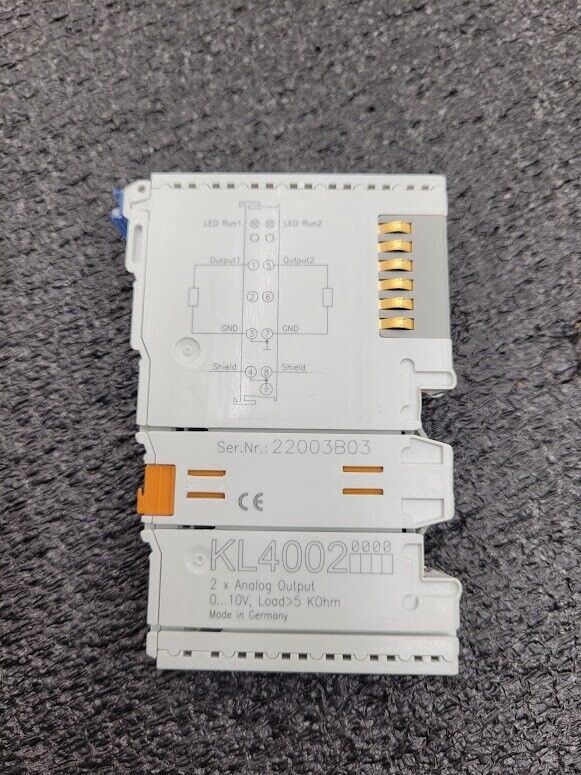 Beckhoff KL4002 2x Analog Output Terminal Module 0...10V   5kOhm