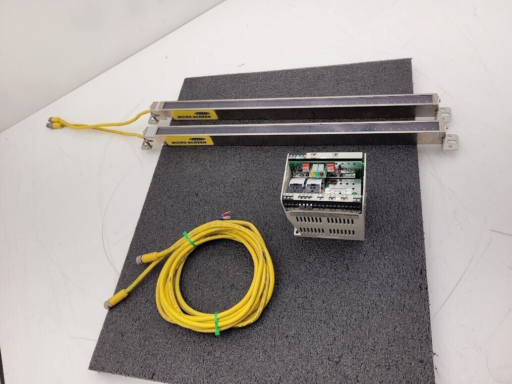 Banner USE2012NP2 & USR2012NP2 MICRO-SCREEN 20" Light Curtain Screen Tested "E"