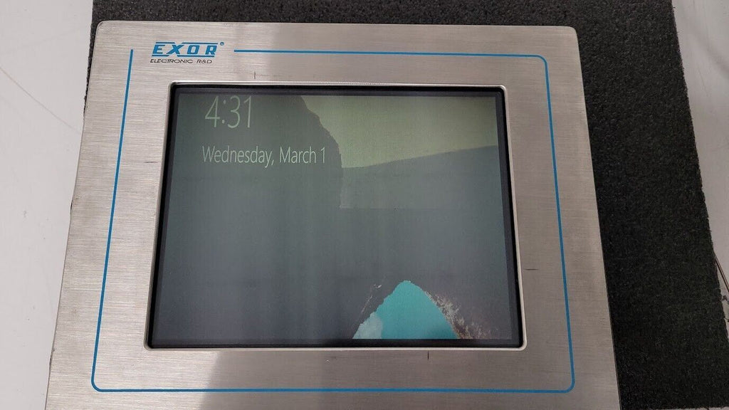 Exor 10" Touch Screen HMI SO-24-B Tested in OK shape shows image, screen flicker
