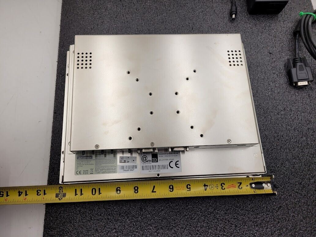 Advantech 10.4in LCD Industrial Monitor SVGA VGA I/F Touch Screen Open Frame LCD