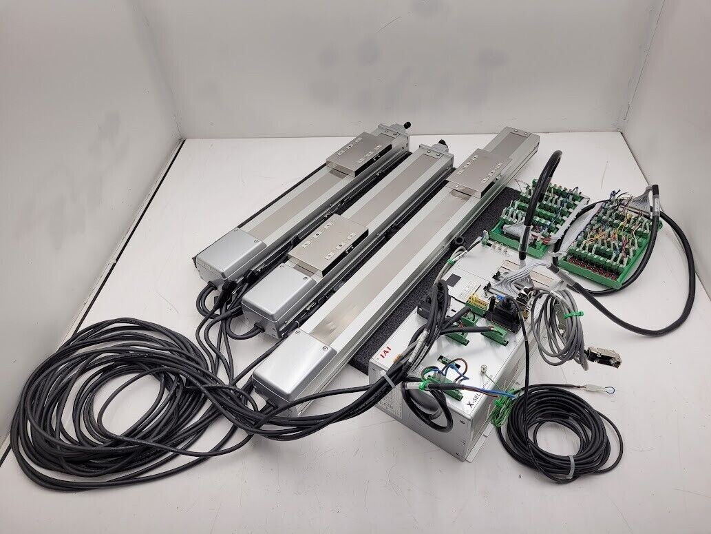 IAI Corporation XSEL-P-3-601B-601B-601B 3 Axis Servo Drive w/ 3 Linear Actuator