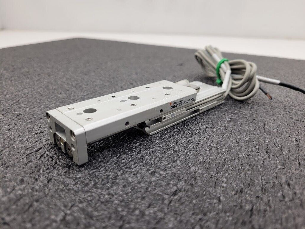 SMC MXS6-40 Pneumatic Dual Rod Cylinder Slide D-M9N Sensors
