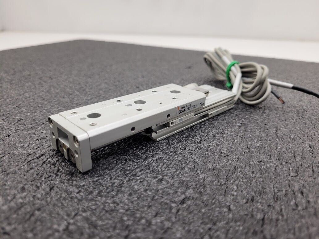 SMC MXS6-40 Pneumatic Dual Rod Cylinder Slide D-M9N Sensors