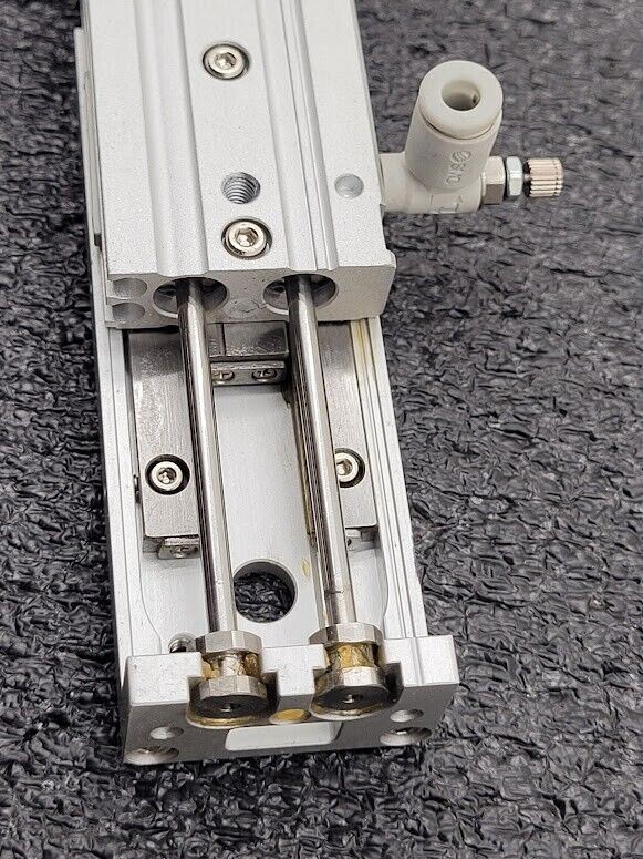SMC MXS6-40 Pneumatic Dual Rod Cylinder Slide D-M9N Sensors
