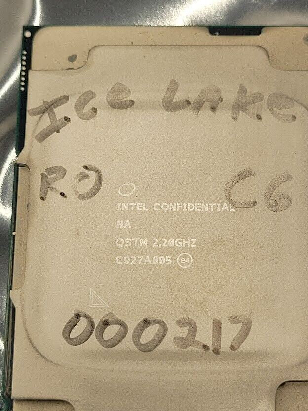 Intel Xeon 2.2GHz ES Server CPU Processor 3rd Generation Gen Ice Lake FCLGA4189