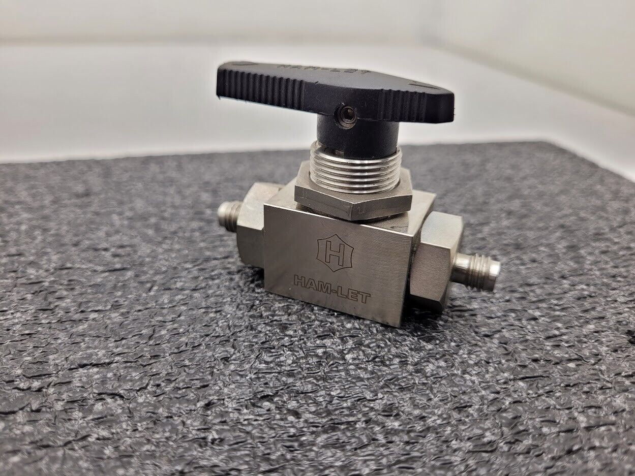 HAM-LET H6800SSL1/8RCSS Ball Valve 6000 PSI H6800 Series 1/8" Let-Lok Fitting
