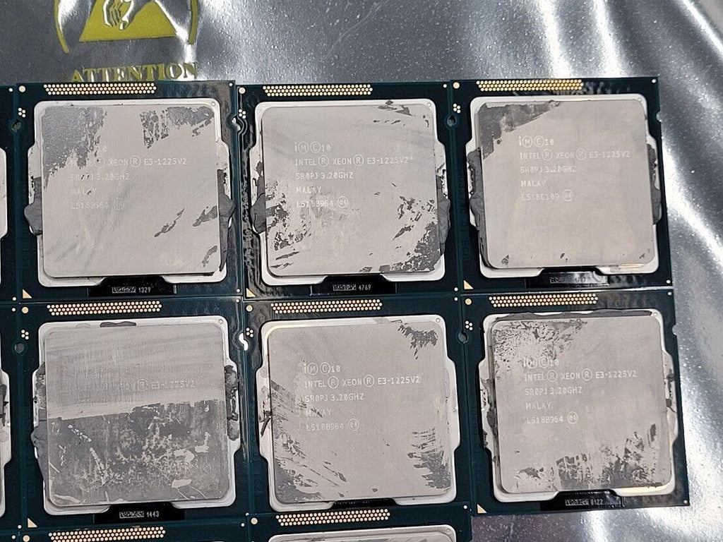 Lot of 27 Intel Xeon E3-1225 v2 SR0PJ 3.20GHz 8MB LGA1155 4 Core CPU Processor