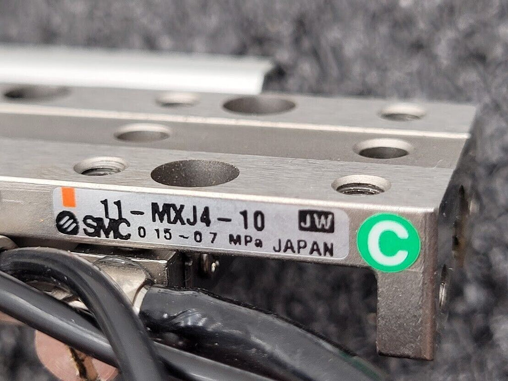 SMC 11-MXJ4-10 Slide Table Clean Room MXS/MXJ Guided Cylinder w/ D-M9N Sensors
