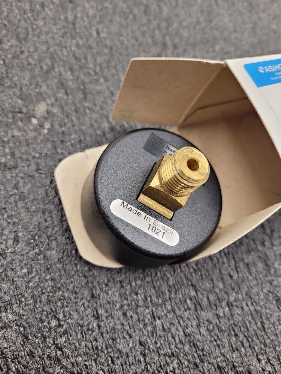 Ashcroft Pressure Gauge 20W1005PH02B15 2" Display 1/4" NPT Back Input 0-15 PSI