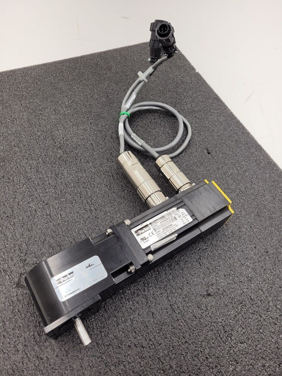 Parker Servo Motor w/ Right Angle Gearhead MPM662BSF6JY2N 110VAC 2500RPM 120W