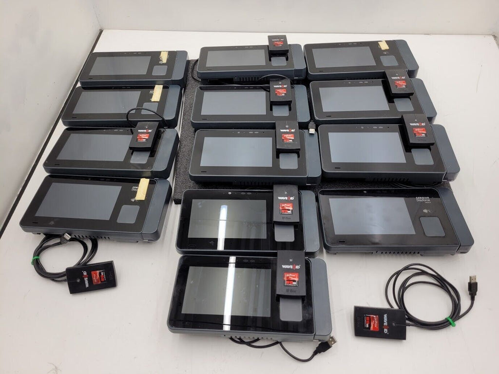 LOT OF 13:  Ceridian Dayforce Touch A8A0108-10032000 DFTouch (WR) w/ USB RFID