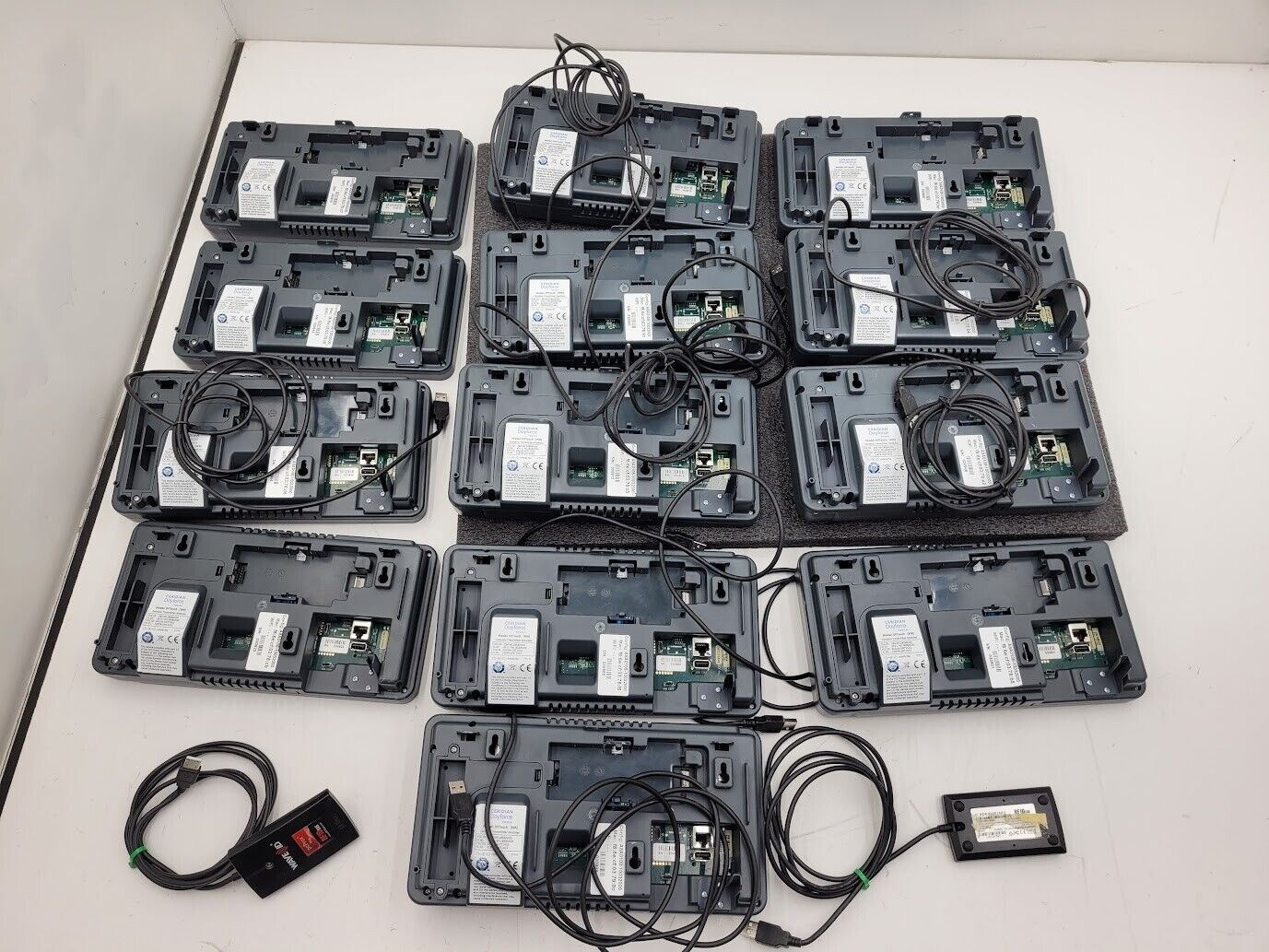 LOT OF 13:  Ceridian Dayforce Touch A8A0108-10032000 DFTouch (WR) w/ USB RFID