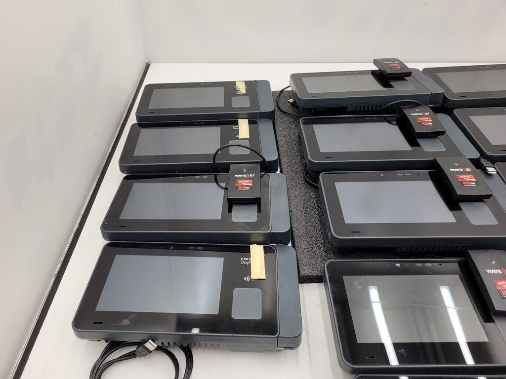 LOT OF 13:  Ceridian Dayforce Touch A8A0108-10032000 DFTouch (WR) w/ USB RFID
