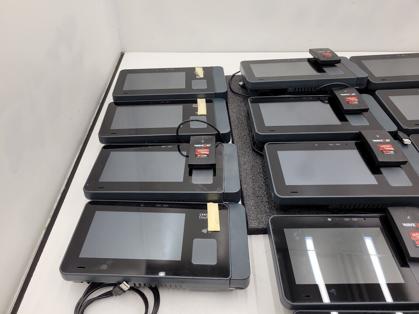LOT OF 13:  Ceridian Dayforce Touch A8A0108-10032000 DFTouch (WR) w/ USB RFID