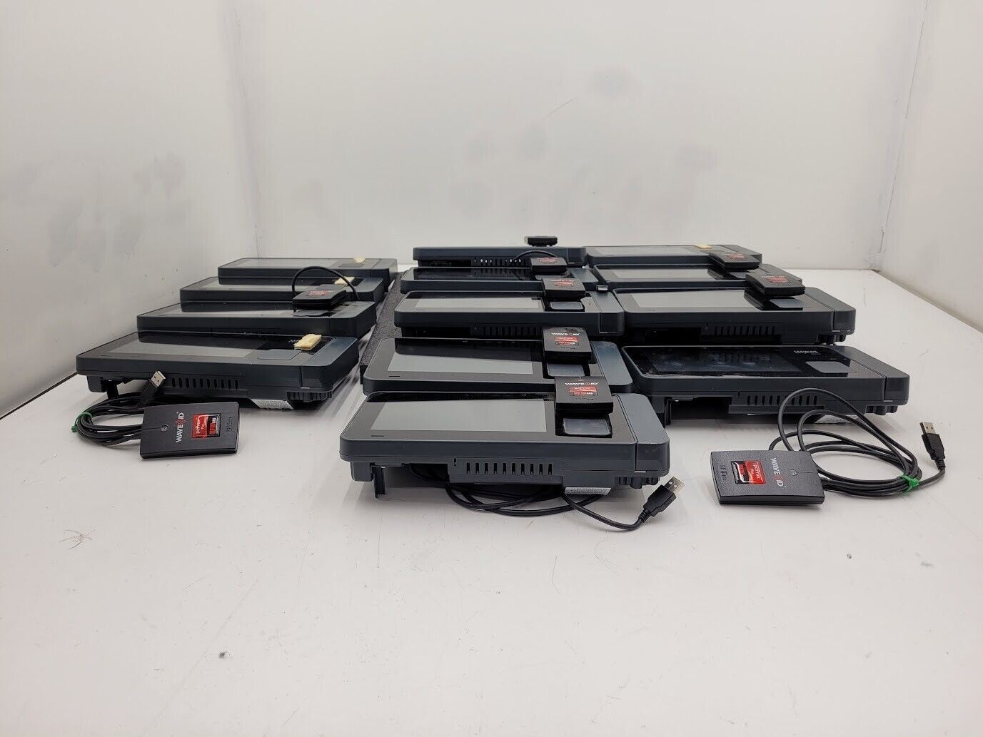 LOT OF 13:  Ceridian Dayforce Touch A8A0108-10032000 DFTouch (WR) w/ USB RFID