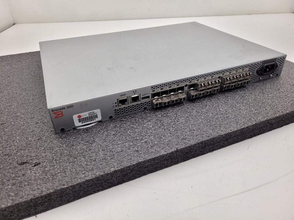 NA-360-0008 Brocade 300 SAN Switch 8GB X 24 Active Ports 80-1001586-09