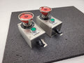 2x Jakab Safety Sprecher + Schuh EMO E-Stop /Start/Reset Assembly w/ ABB Tina 2A