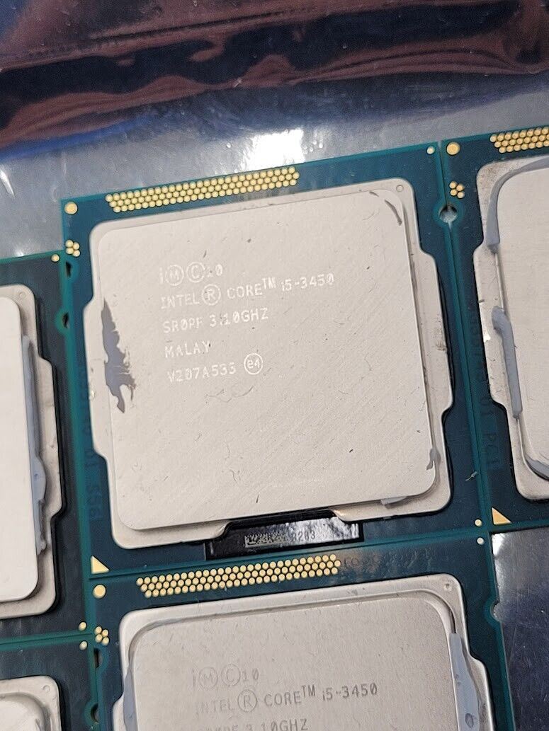 Lot of 19 i3, i5 Intel Core Processors i5-4590 i5-4570S i5-3570 i5-3470 i5-3450
