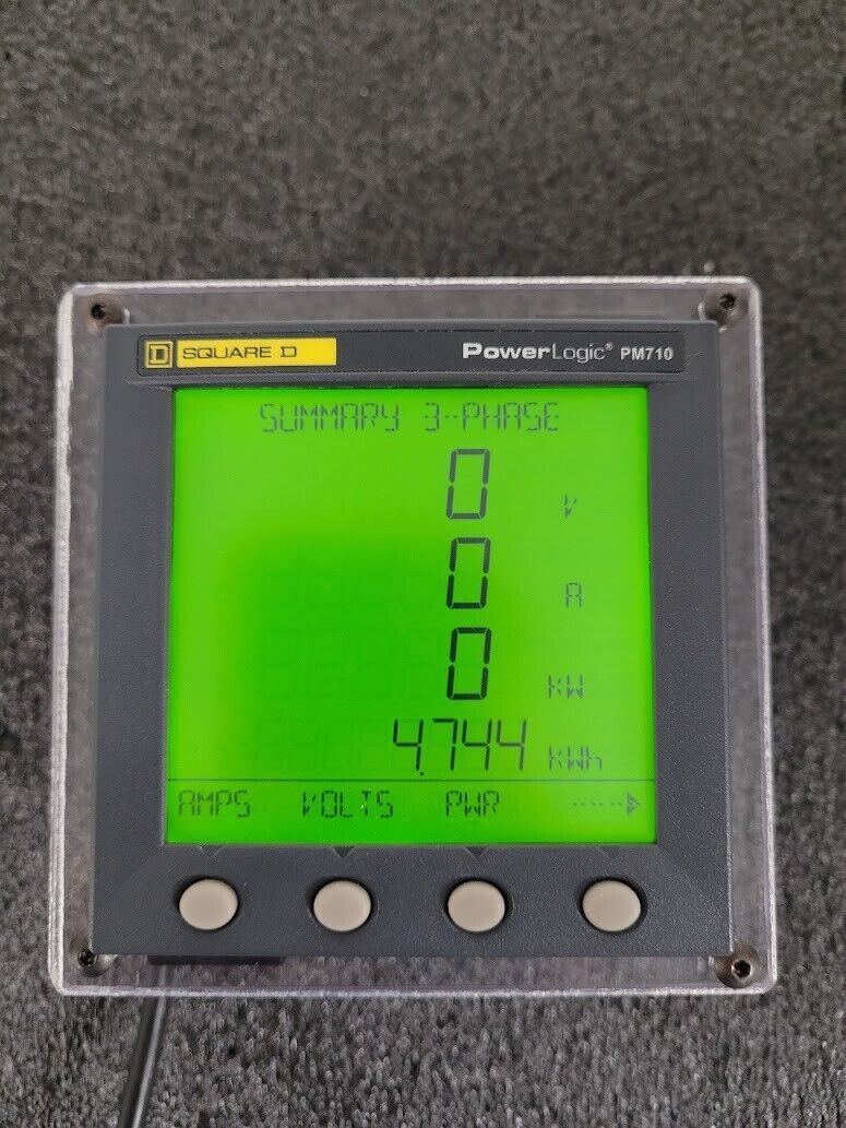 Schneider Electric Square D Panel Power Meter PowerLogic PM710 CA RS485