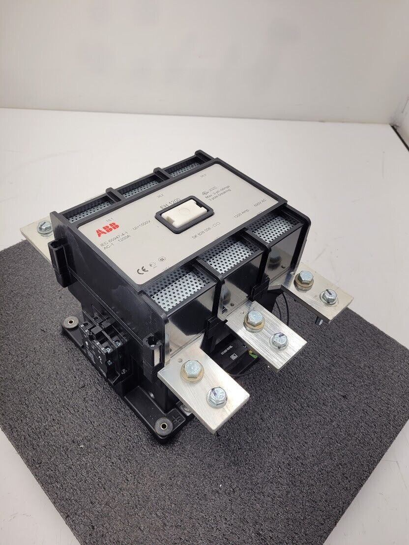 ABB EH1200 Contactor 1200A 600VAC 3 Pole 3 Phase 220-240VAC Coil