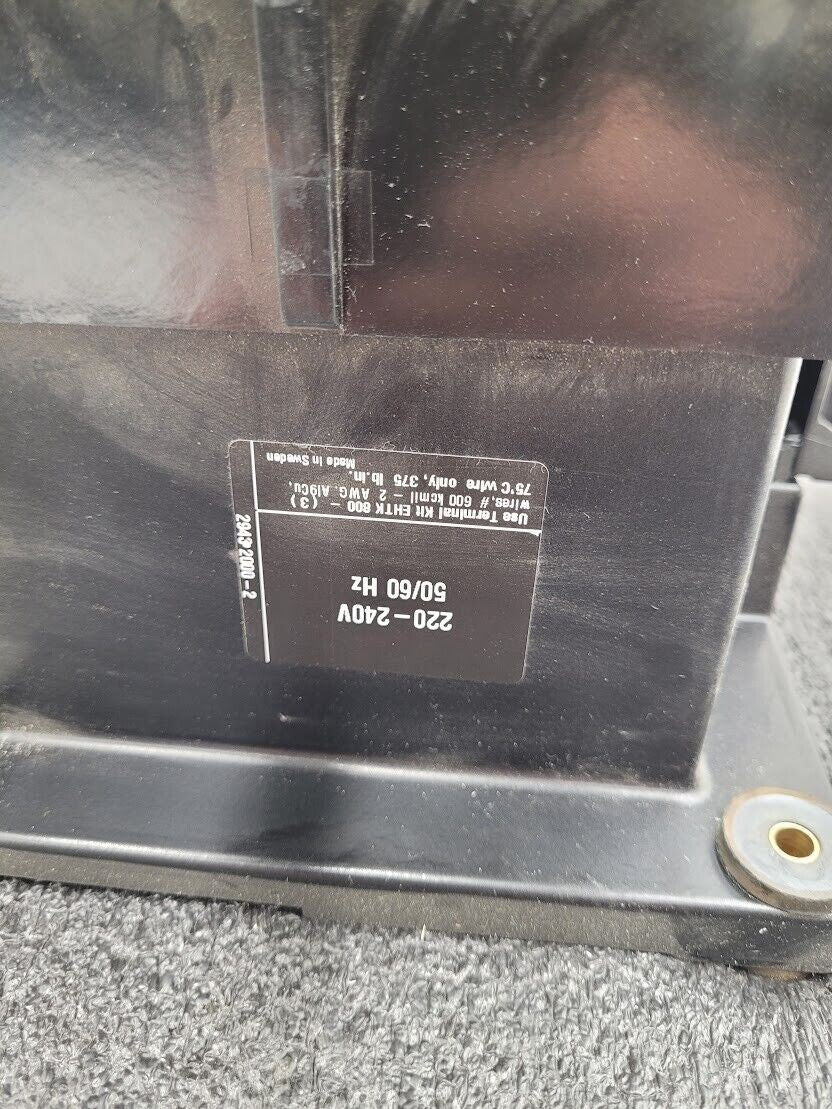 ABB EH1200 Contactor 1200A 600VAC 3 Pole 3 Phase 220-240VAC Coil