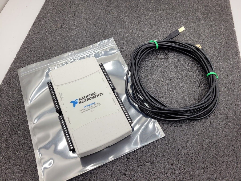 NI USB-6218 Multifunction I/O Device w/ Analog Input  32-Input 16-Bit 250 kS/s