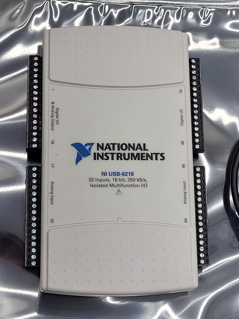 NI USB-6218 Multifunction I/O Device w/ Analog Input  32-Input 16-Bit 250 kS/s